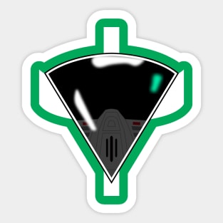 Lightspeed Rescue Green Ranger Visor Sticker